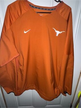 Nike Orange Athletic Crew Neck Tee